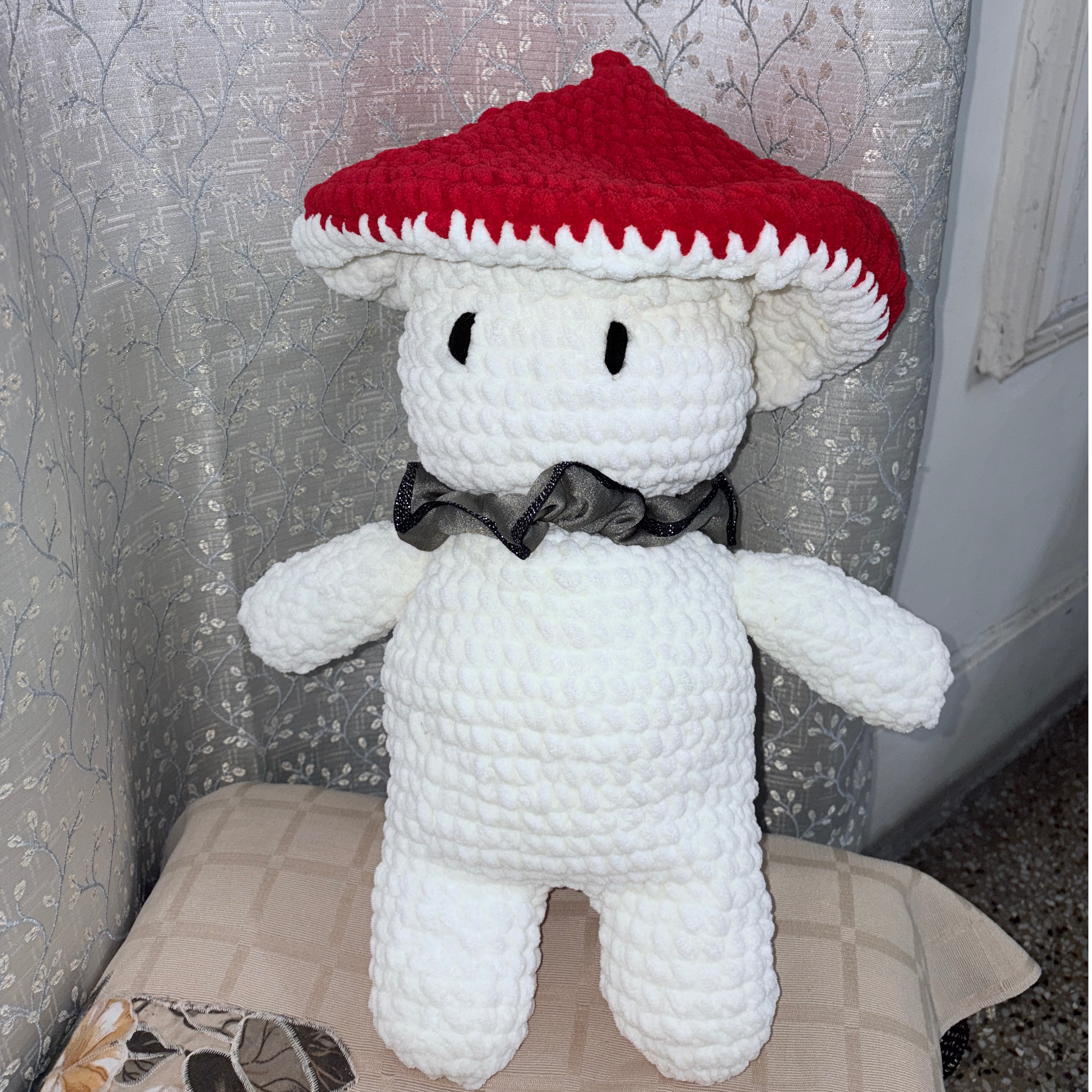 Viral Handmade Crochet Mushroom Guy 3