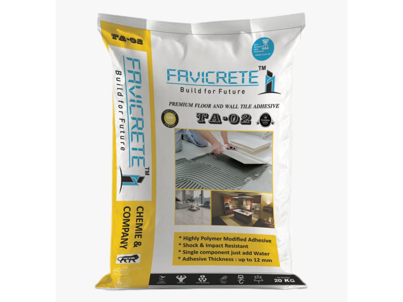 FAVICRETE TA-02 (Premium Floor and Wall Tile Adhesive) 1