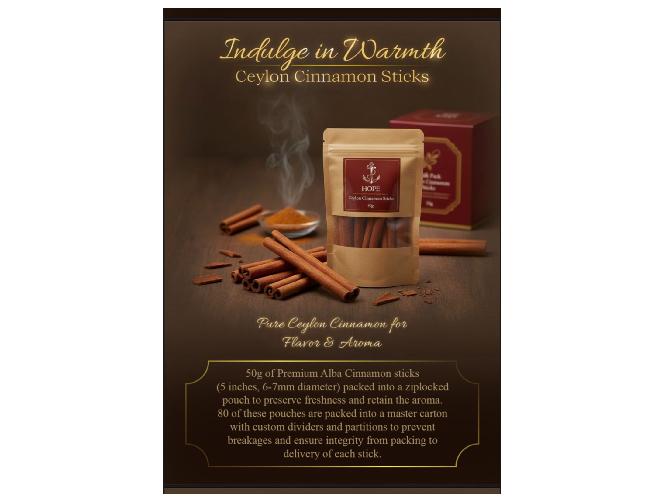 Ceylon Alba Cinnamon sticks 5