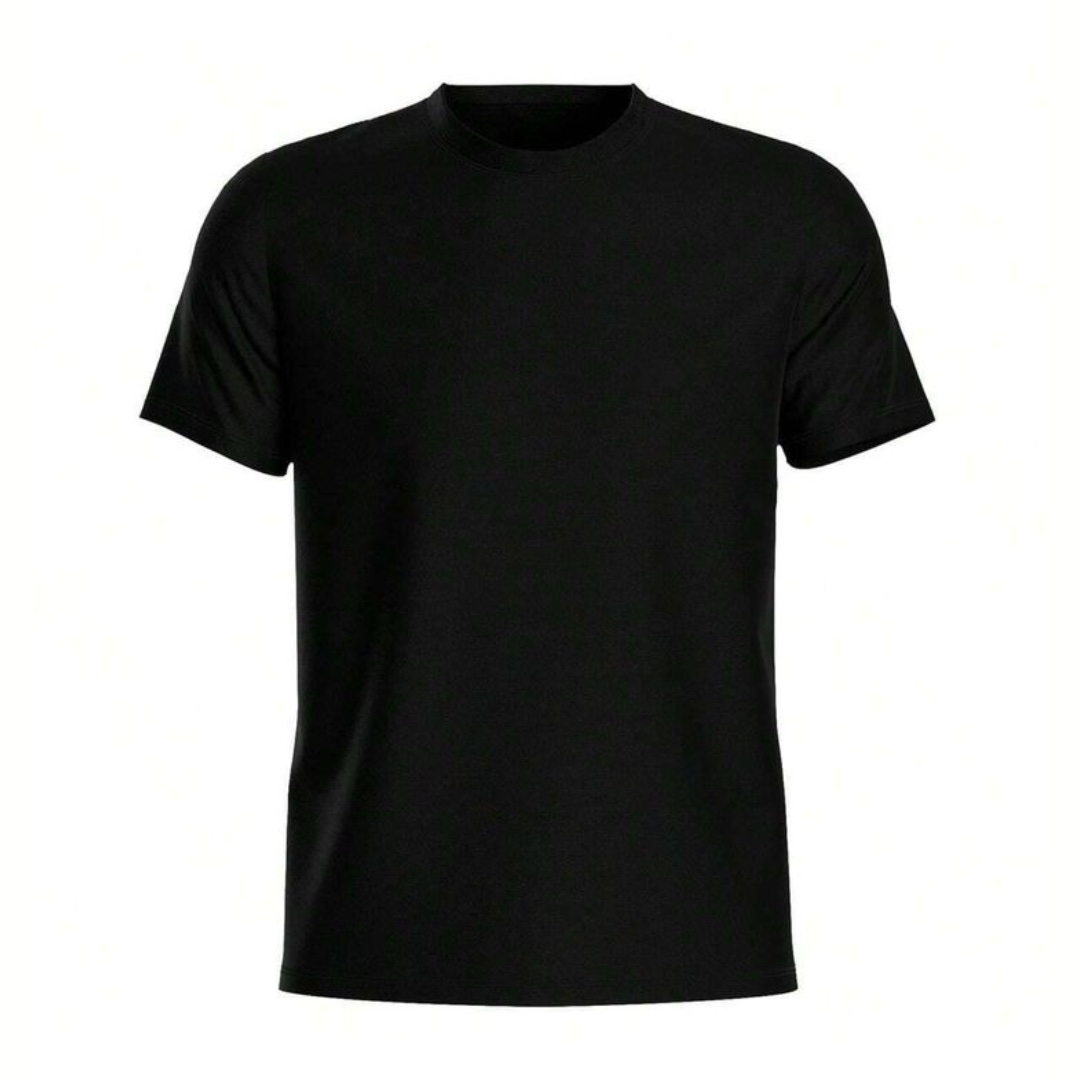 Regular fit plain basic t-shirt