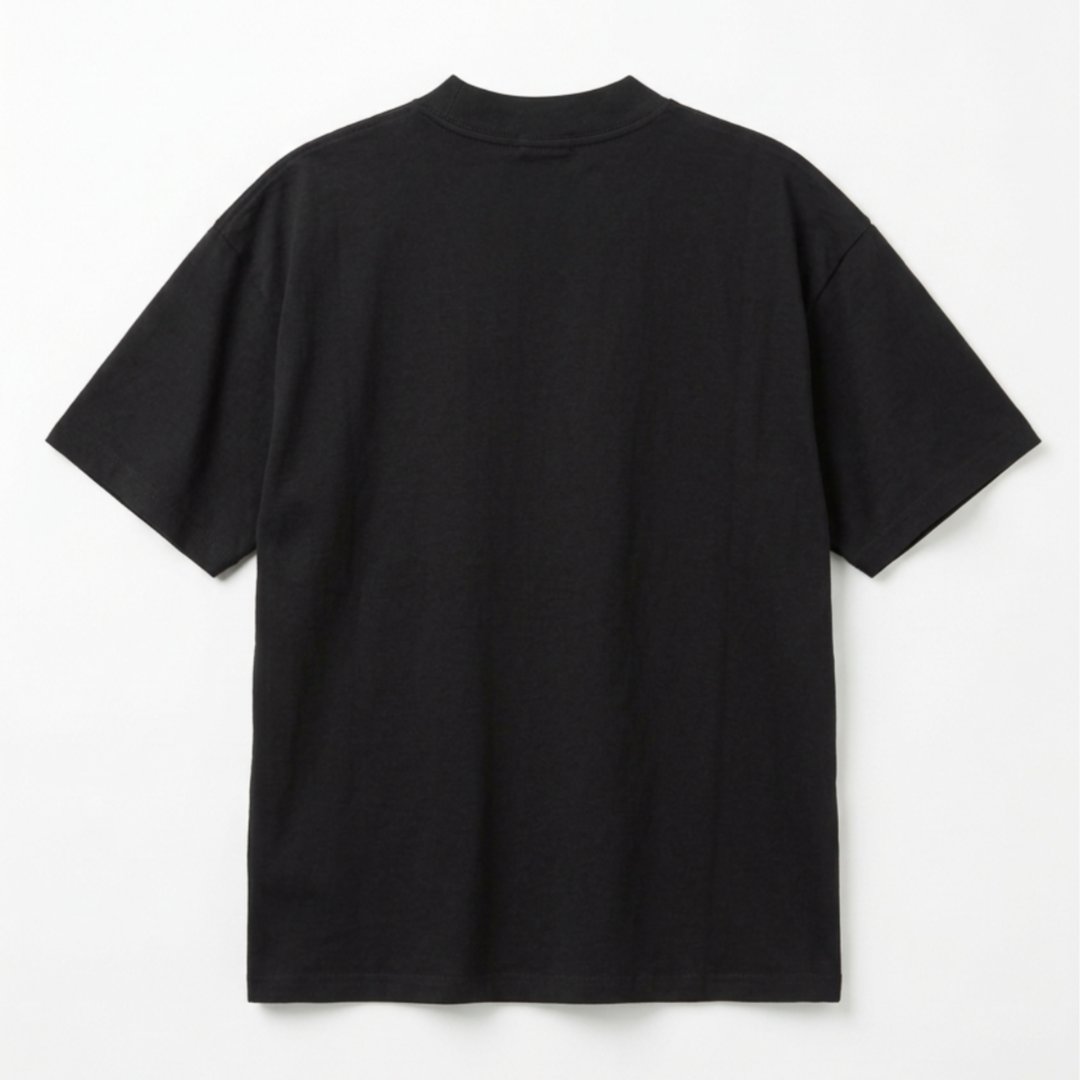 Basic plain oversized tee 4