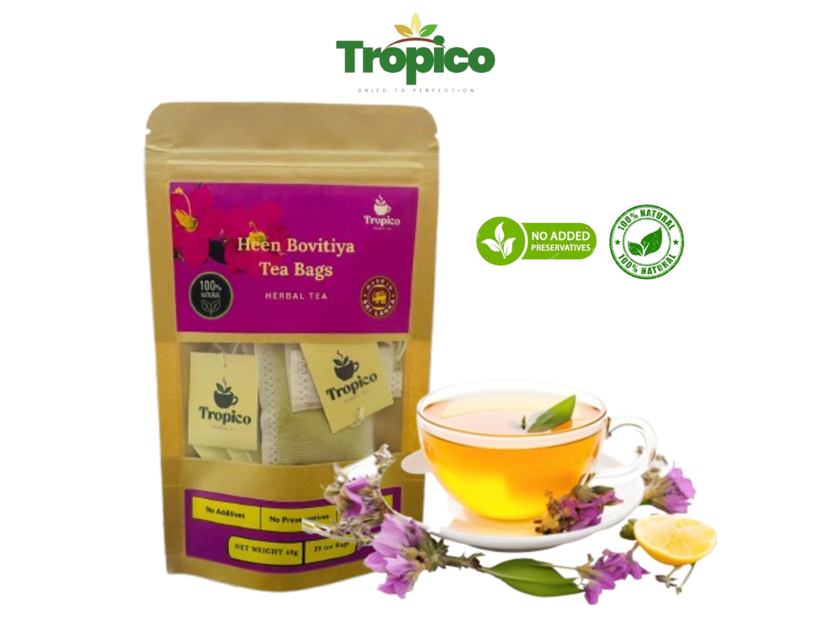 Heenbovitiya Herbal Tea Bag 1