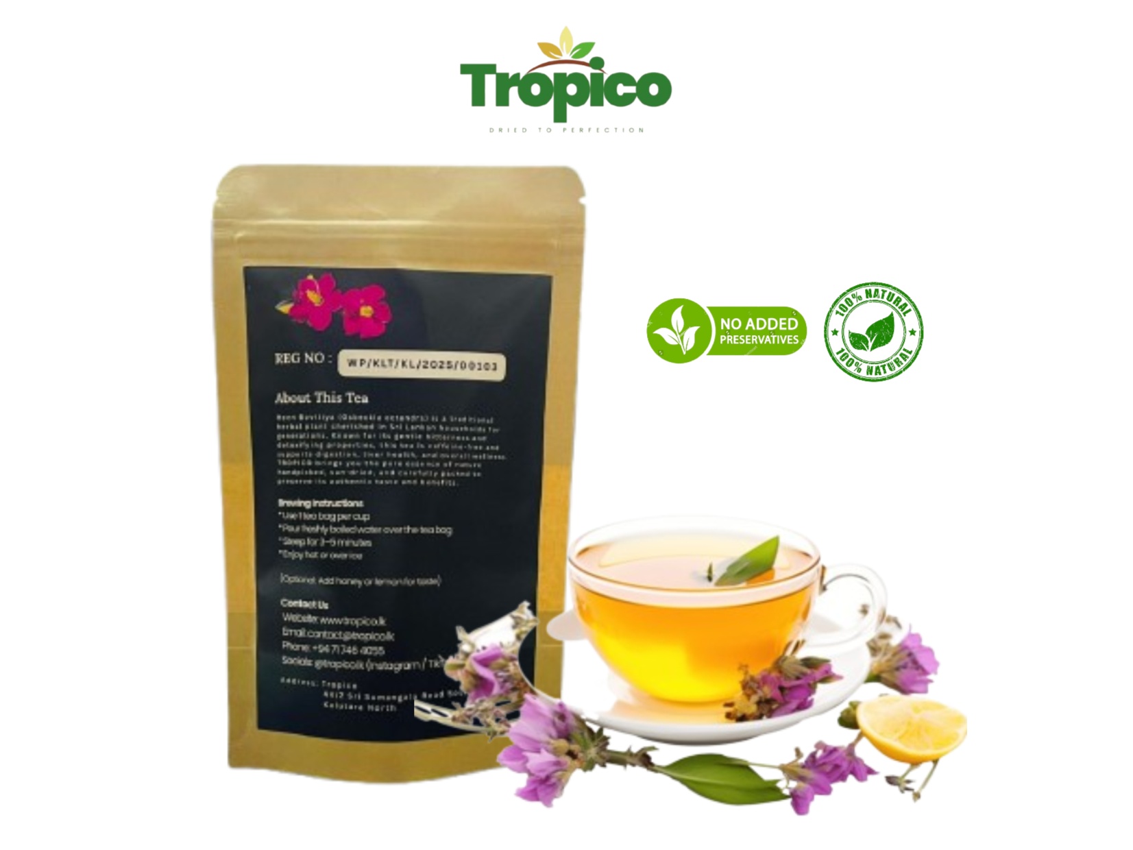 Heenbovitiya Herbal Tea Bag 2