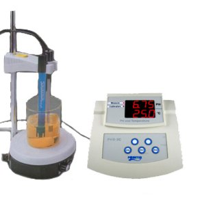 PHS-3C Automatic Calibration pH & Temperature Meter 2