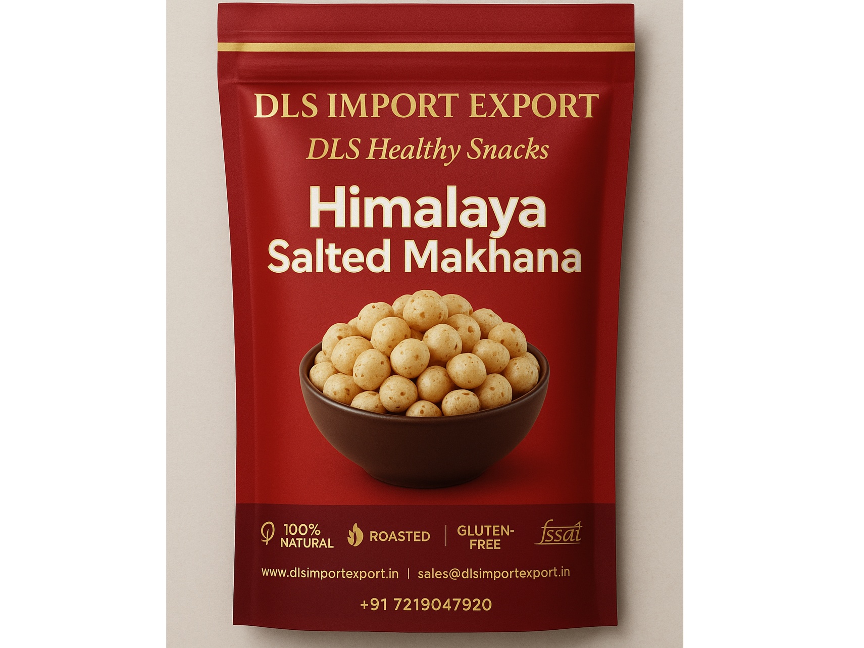 DLS Healthy Snacks Himalaya Salted Makhana  1