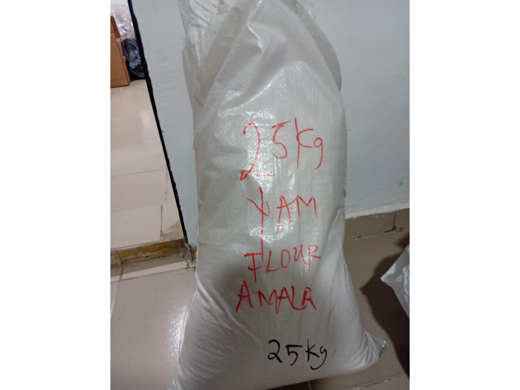 Nigerian Foodstuffs - Ugwu Leaf, Bitter Leaf, Yam Flour