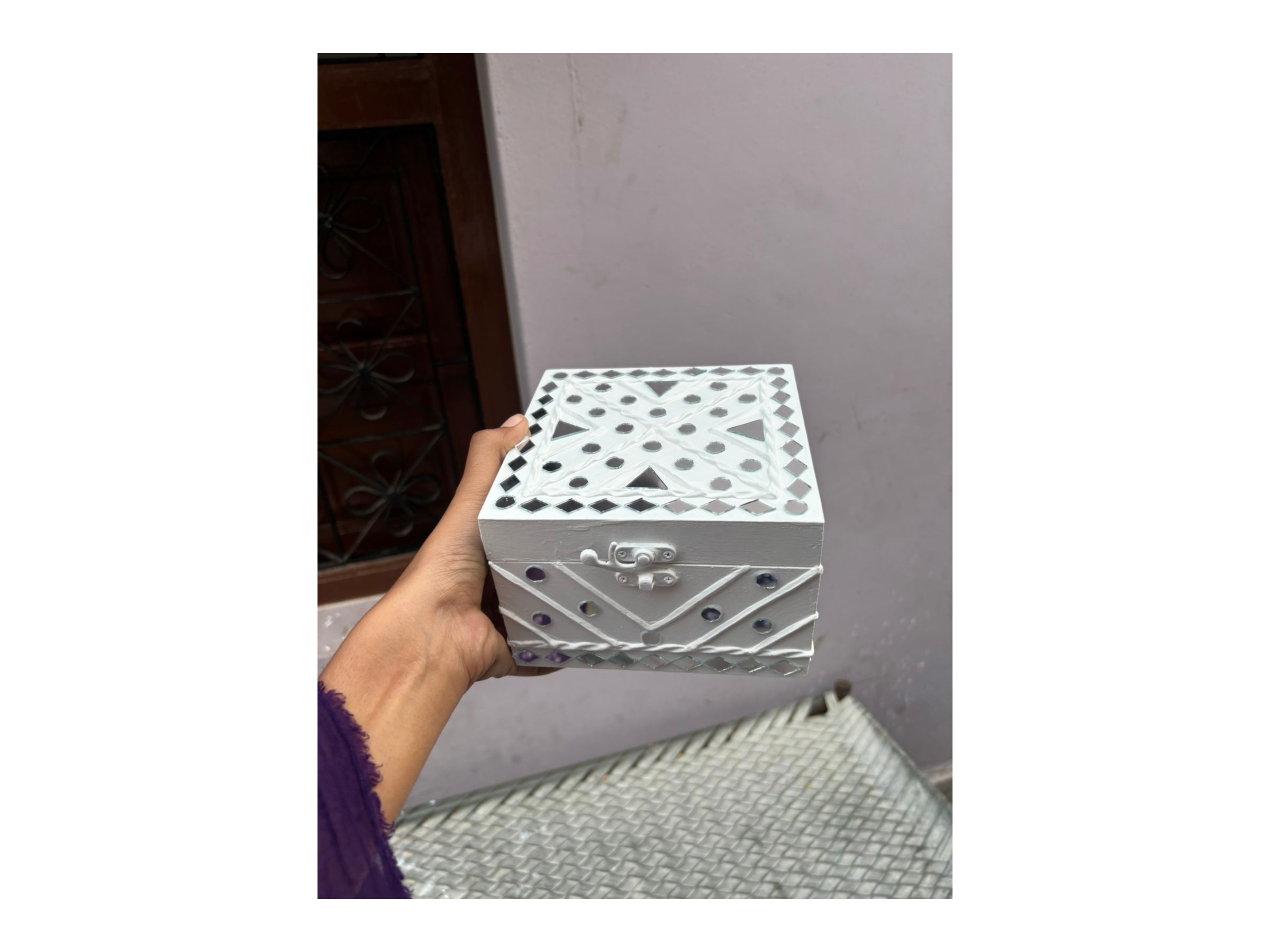 Mud Work Jewelry Box