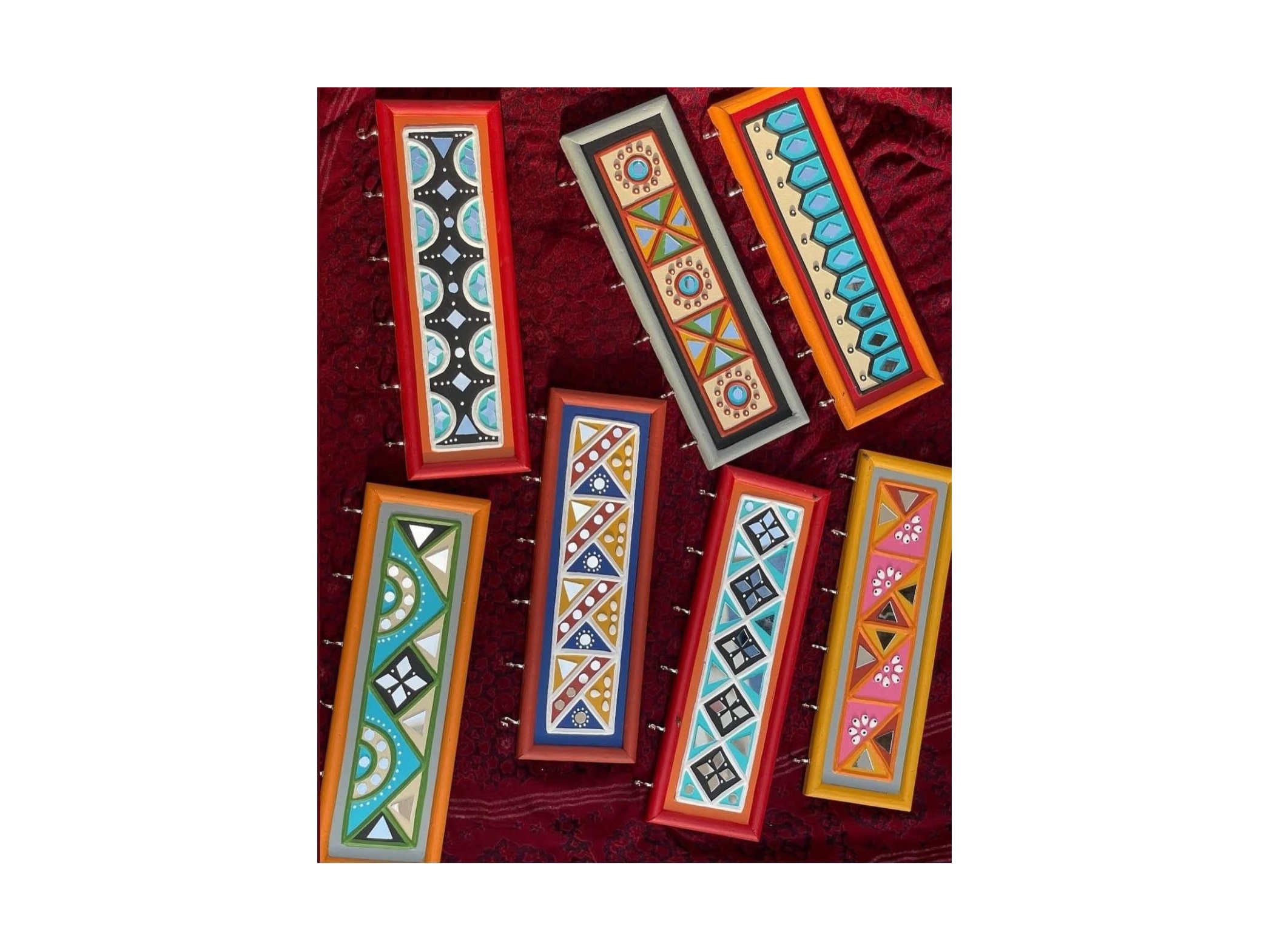 Mud work name plate and key holders 3