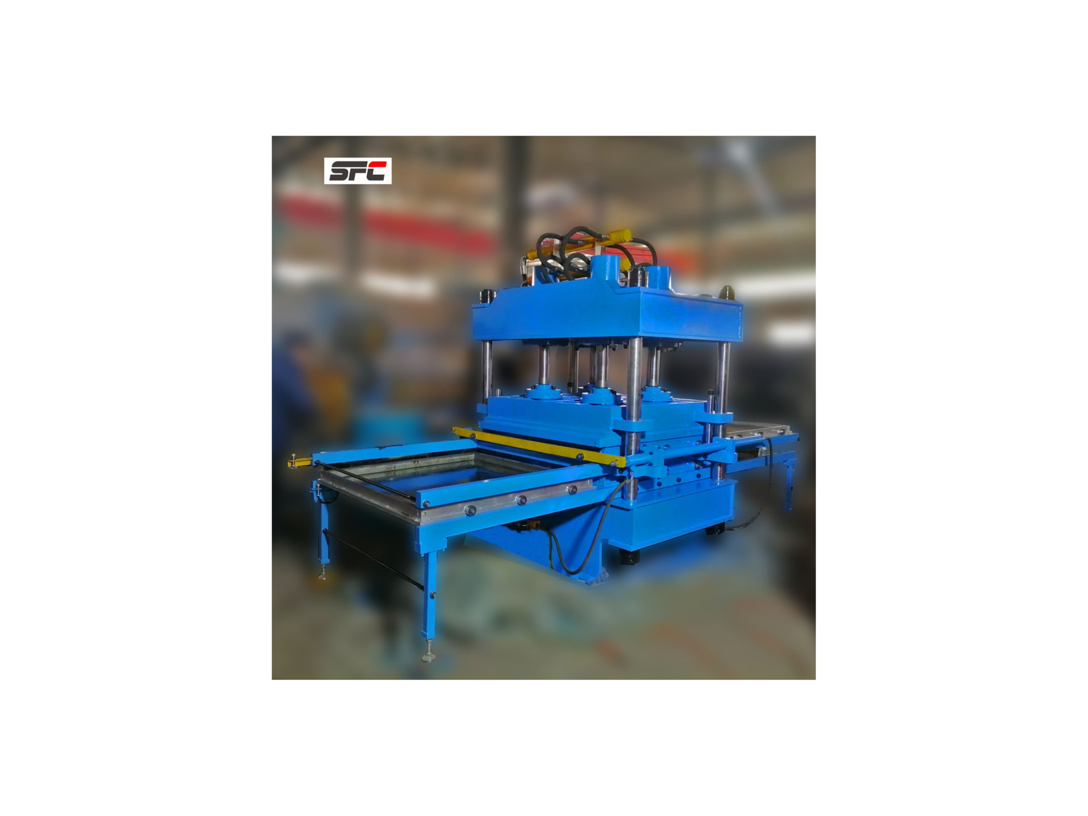 Rubber Tiles vulcanizing press