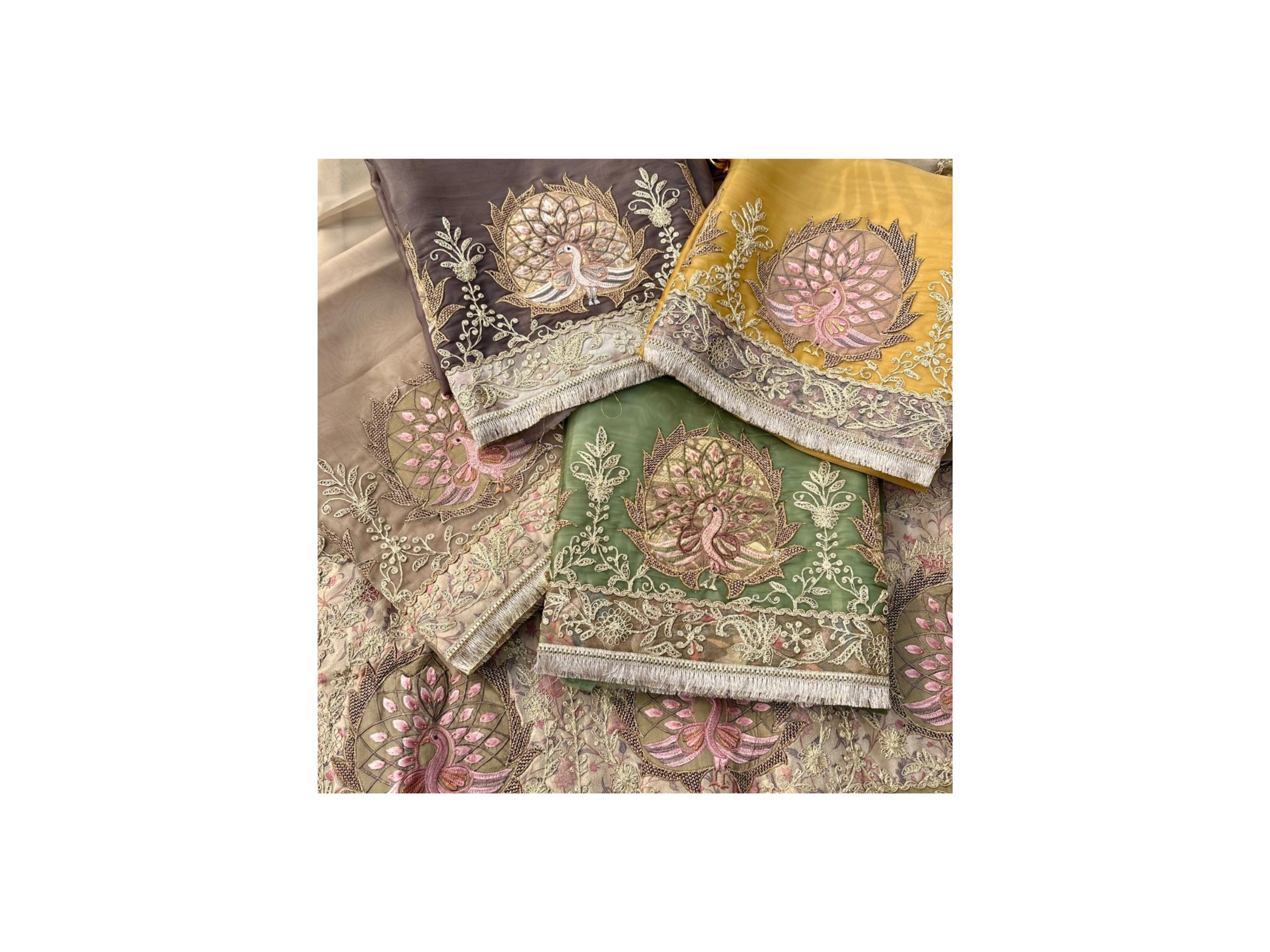 Stunning pure organza 🤩suit