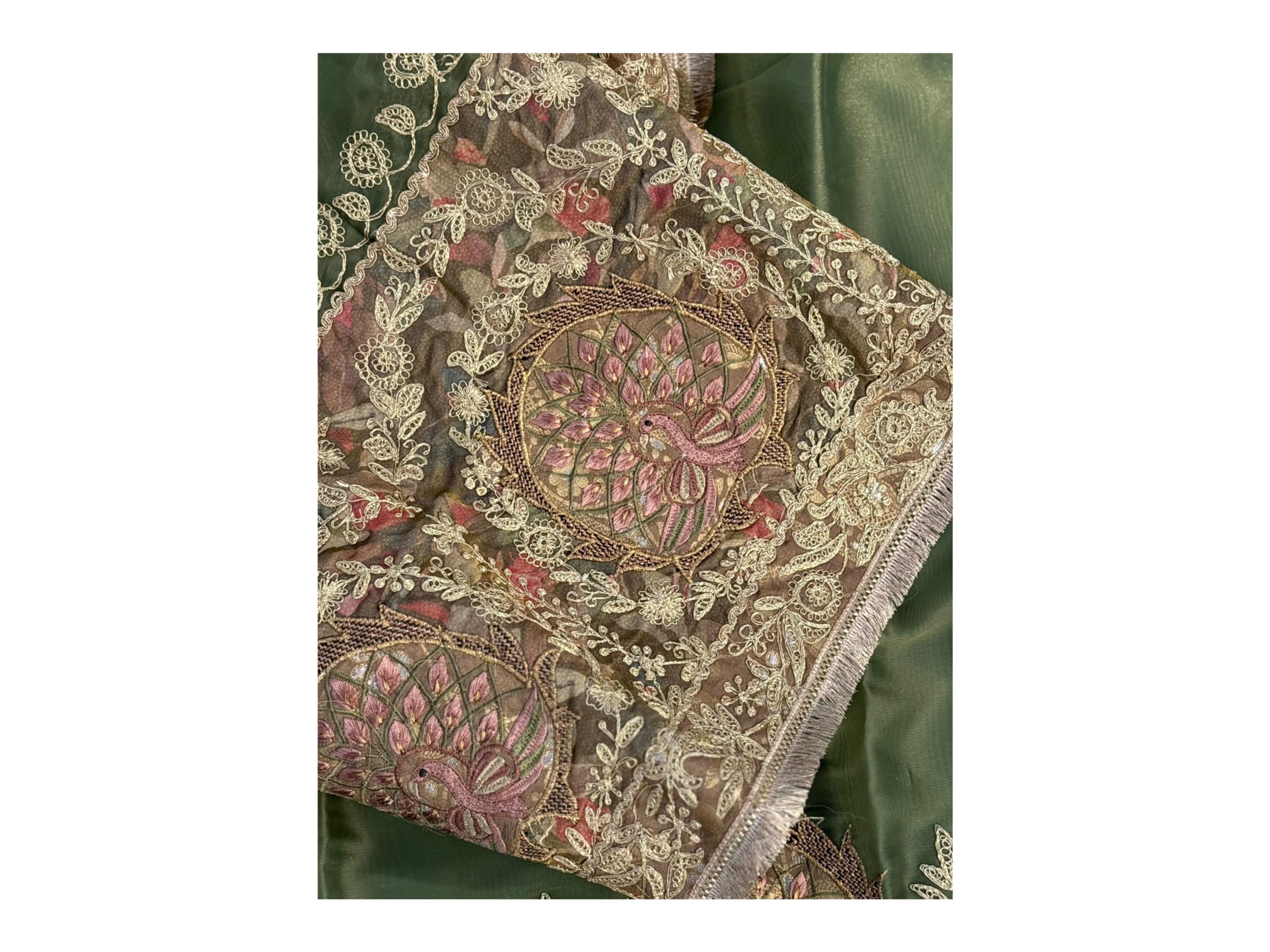 Stunning pure organza 🤩suit 2