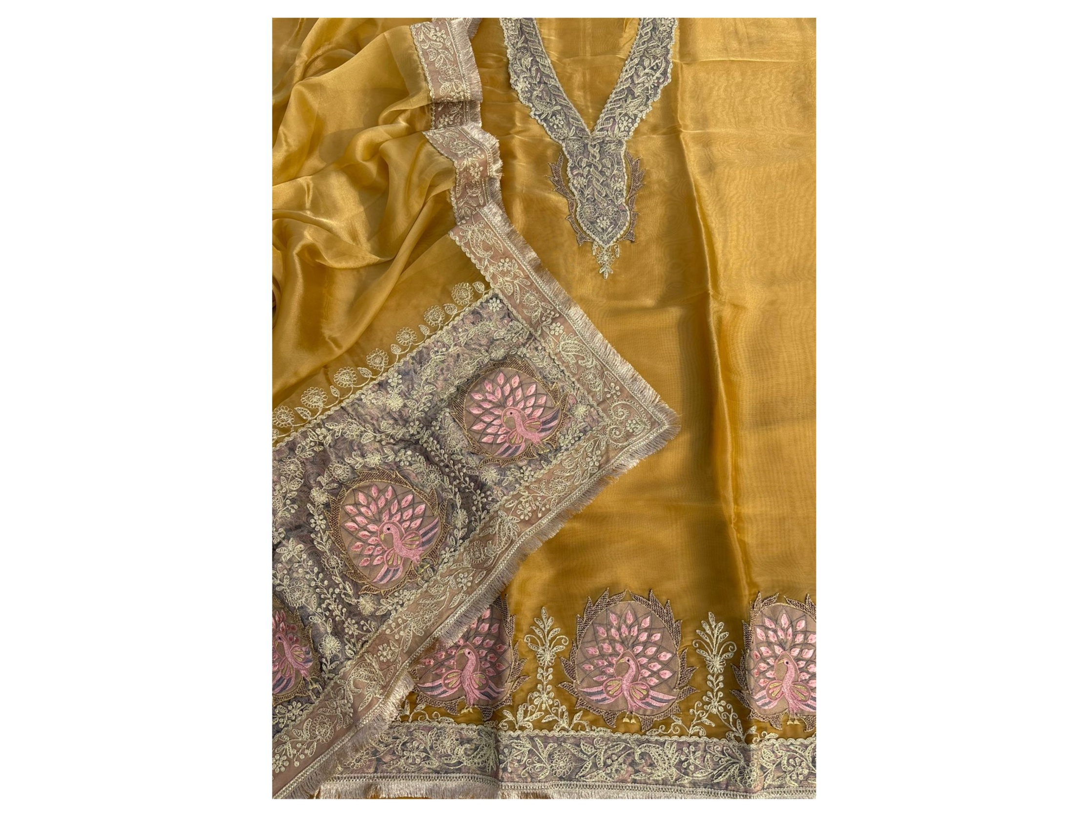 Stunning pure organza 🤩suit 7