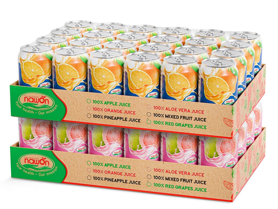 Private Label Free Sample Best Quality Pune Natural Fruit Juice Drink 330ML NAWON Vietnam Manufacturer OEM Low MOQ ISO 10