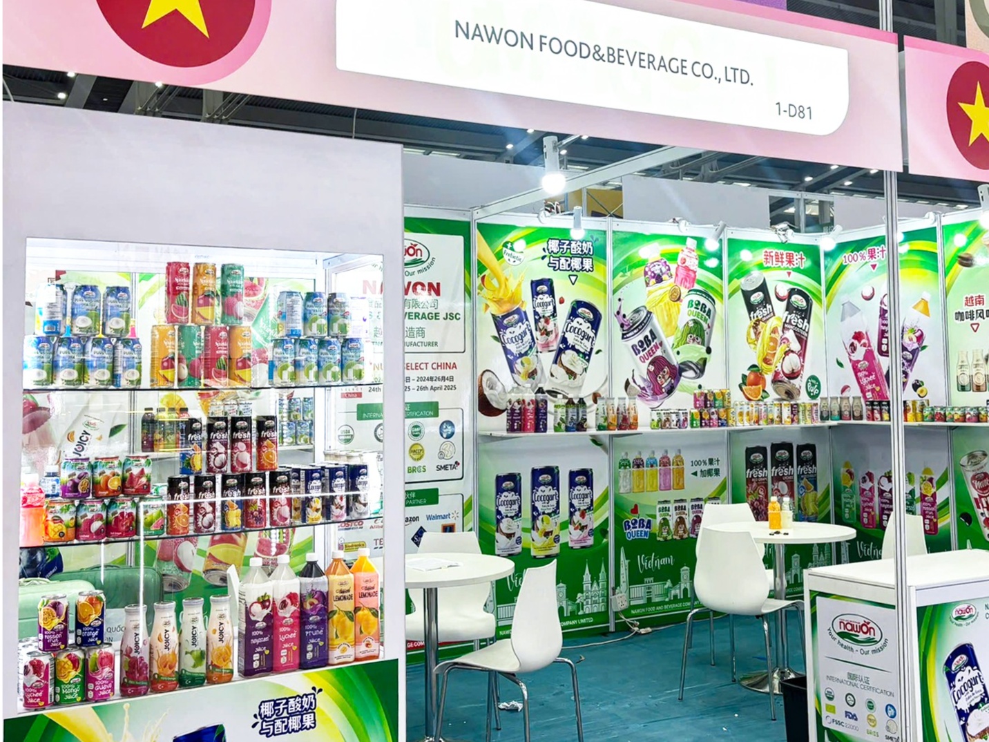 Best Quality Tropical Fruit Juice canned 330ml Soft Drink Wholesale NAWON in Vietnam OEM Free Sample Low MOQ ISO 10