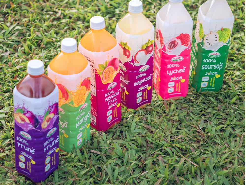 Natural Fruit Juice NFC 1000ml NAWON FnB Top Brand in Vietnam Soft Drink Free Sample Low MOQ 2