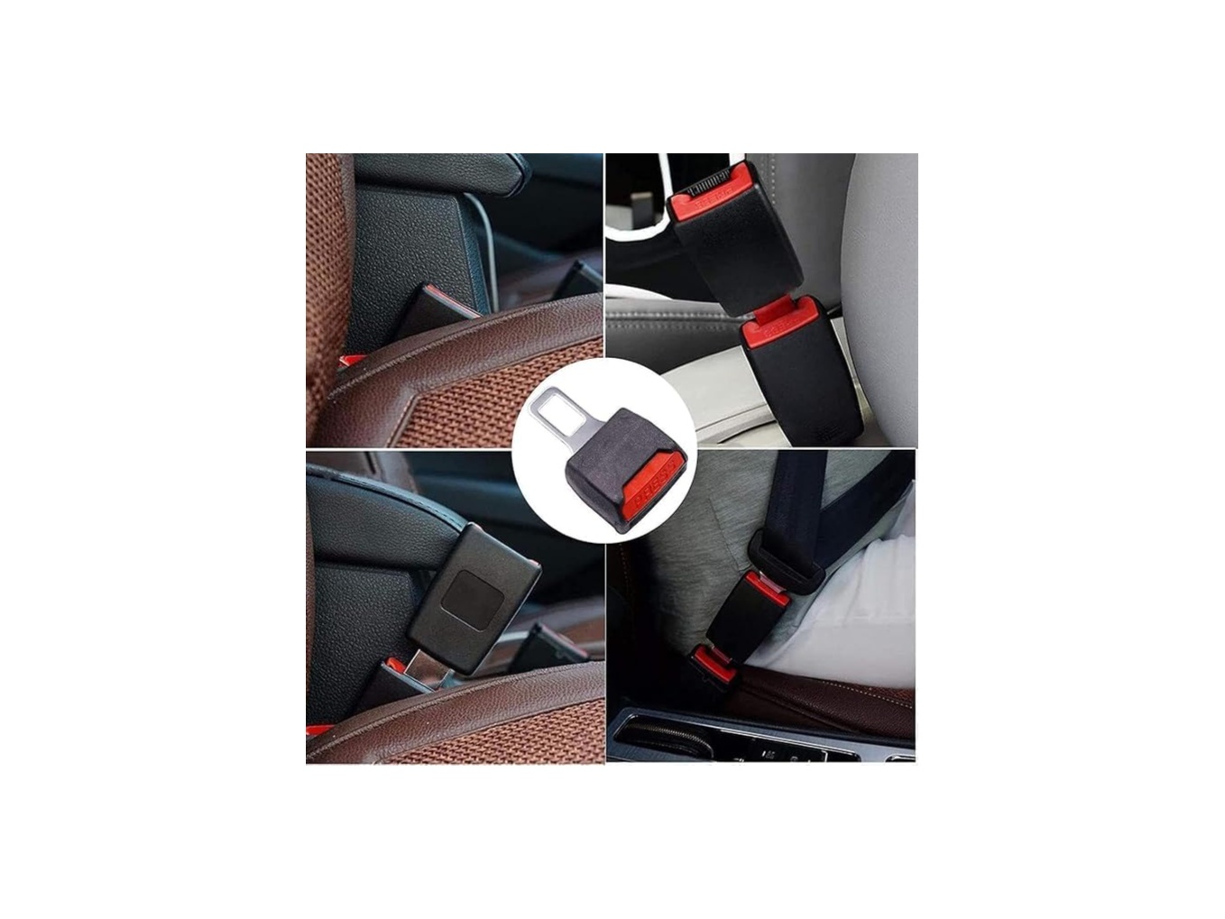 Comfort corner 2-Pack Seat Belt| Prevents Buckle from Falling Between Seats | Car Seat Gap Filler for Easy Access | Universal Fit for Most Vehicles 3