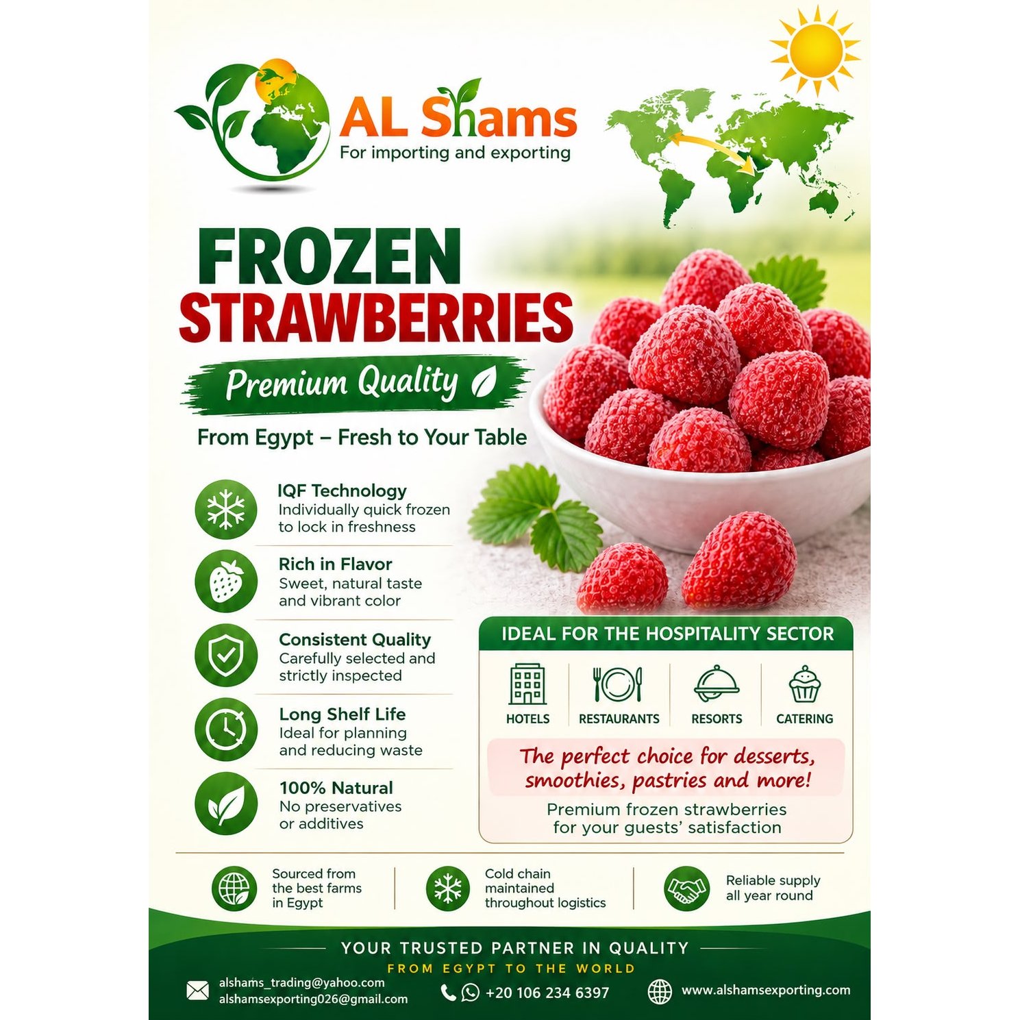 Egyptian Frozen Strawberry