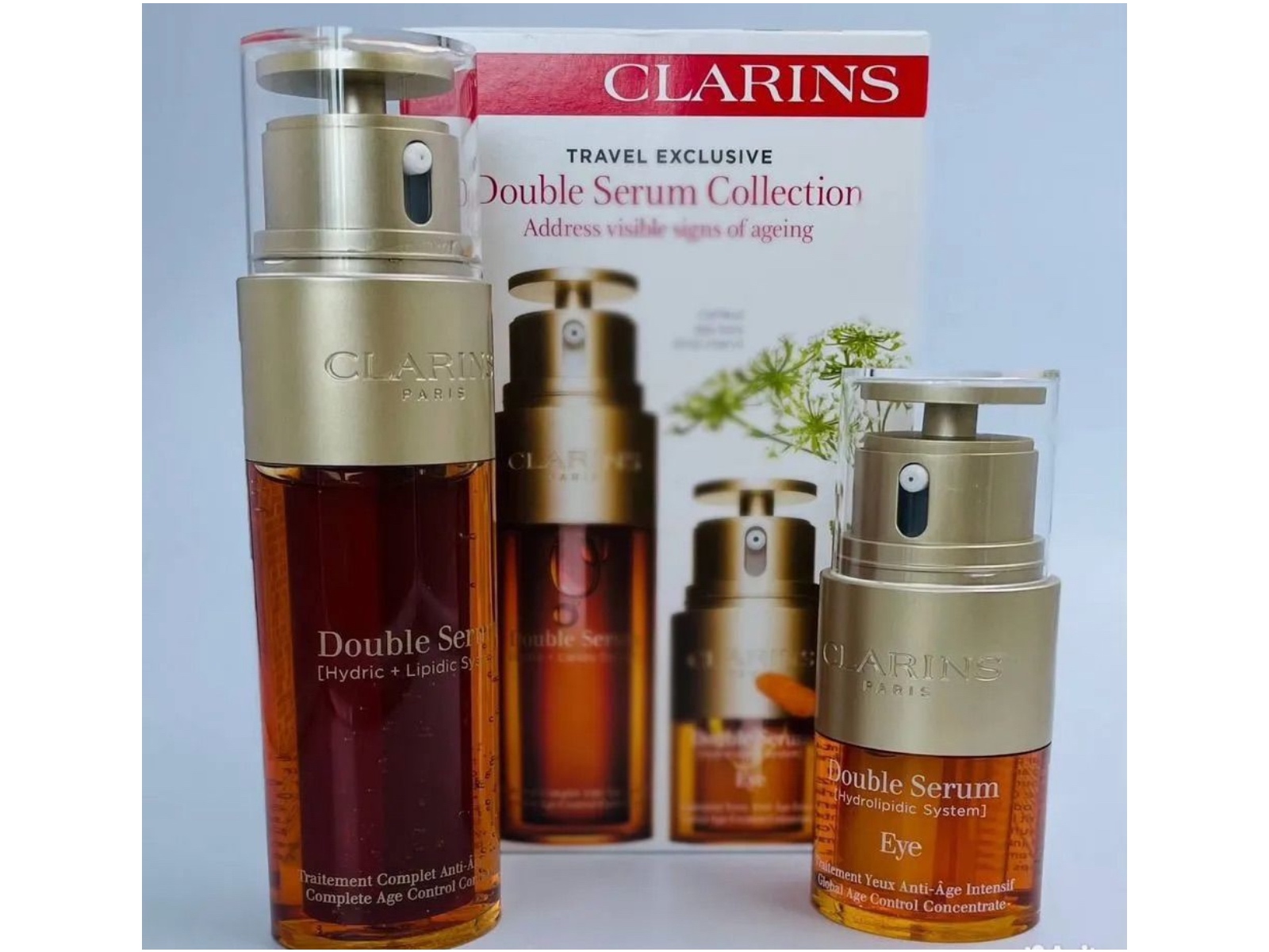 Clarins DOUBLE SERUM Anti Aging Face Serum 1