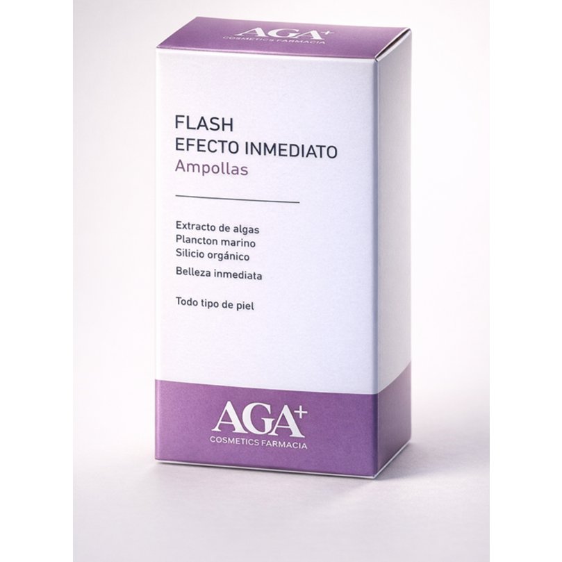 AGA+ AMPOLLAS FLASH REAFIRMANTES EFECTO TENSOR 2X2 ML 1