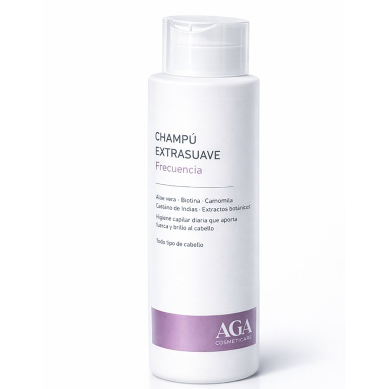 AGA+ CHAMPU SUAVE PARA USO FRECUENTE Y CABELLO SENSIBLE 500 ML 1