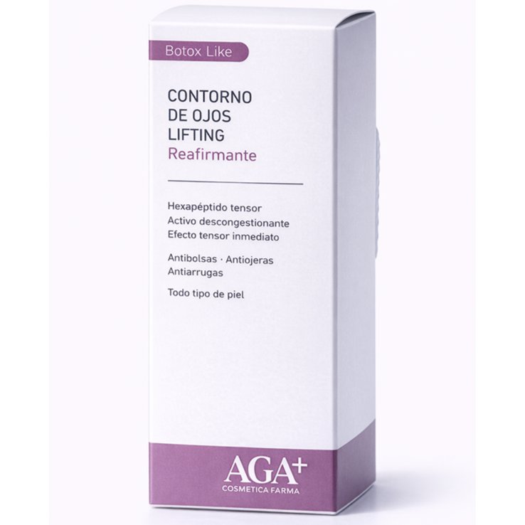AGA+ CONTORNO DE OJOS REAFIRMANTE LIFTING ANTI-BOLSAS Y OJERAS 15 ML 1