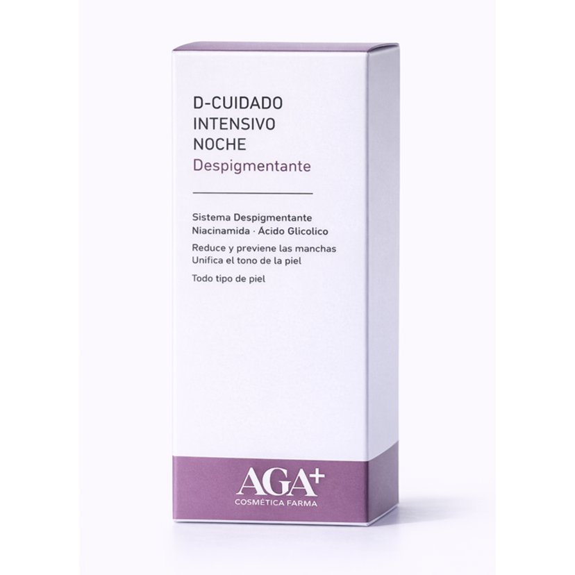 "AGA+ D-CUIDADO CREMA FACIAL ANTIMANCHAS DESPIGMENTANTE DE NOCHE 50 ML  