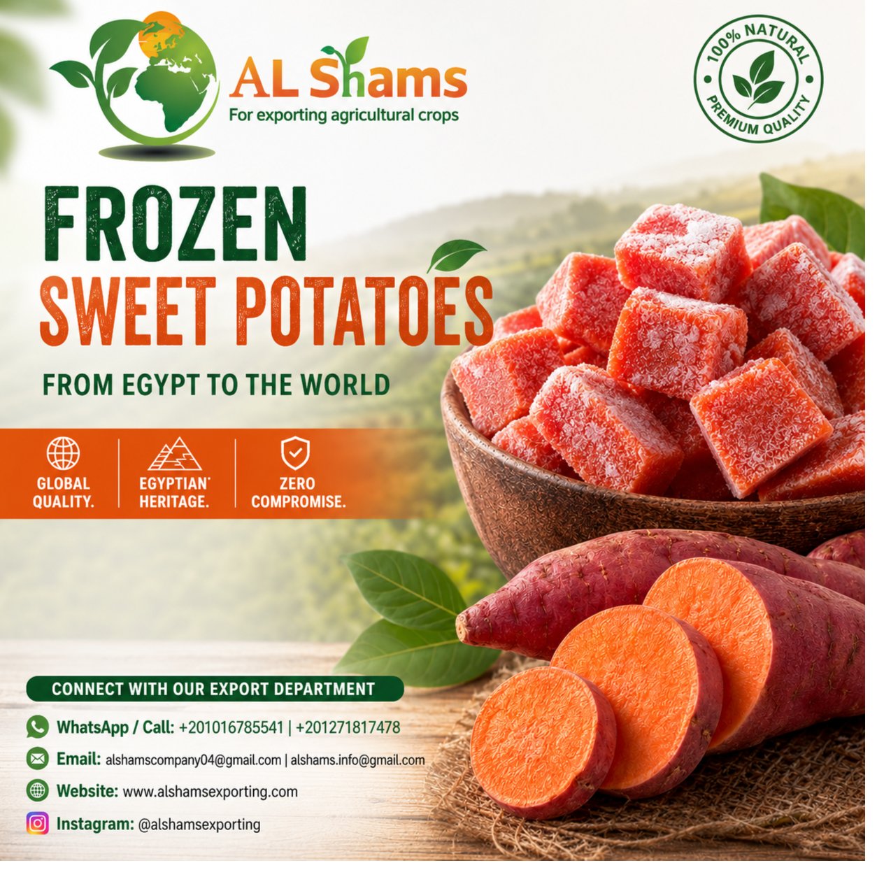 Frozen Sweet Potatoes 1