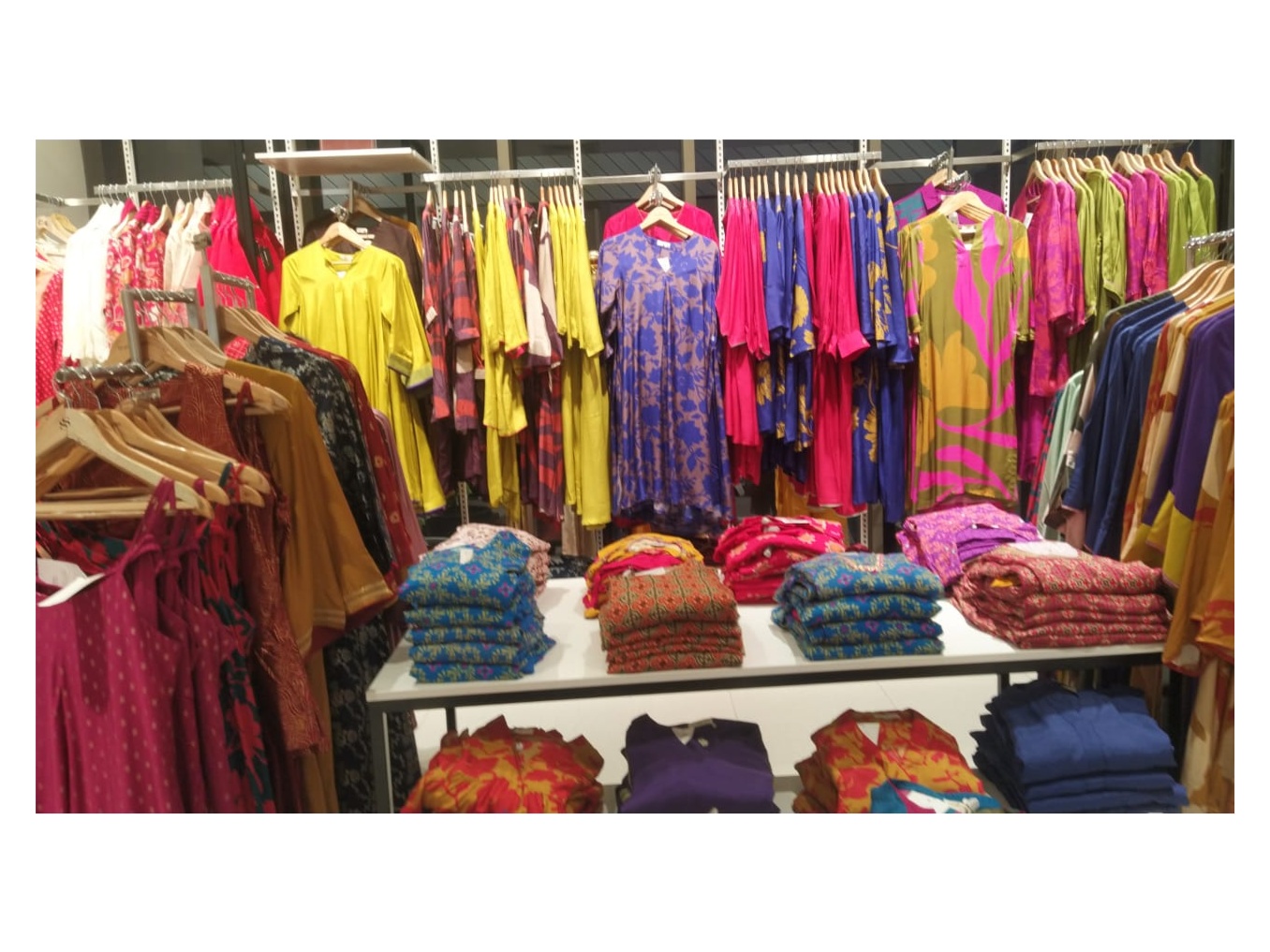 Ethnic wear, western wear, resort wear, accessories 