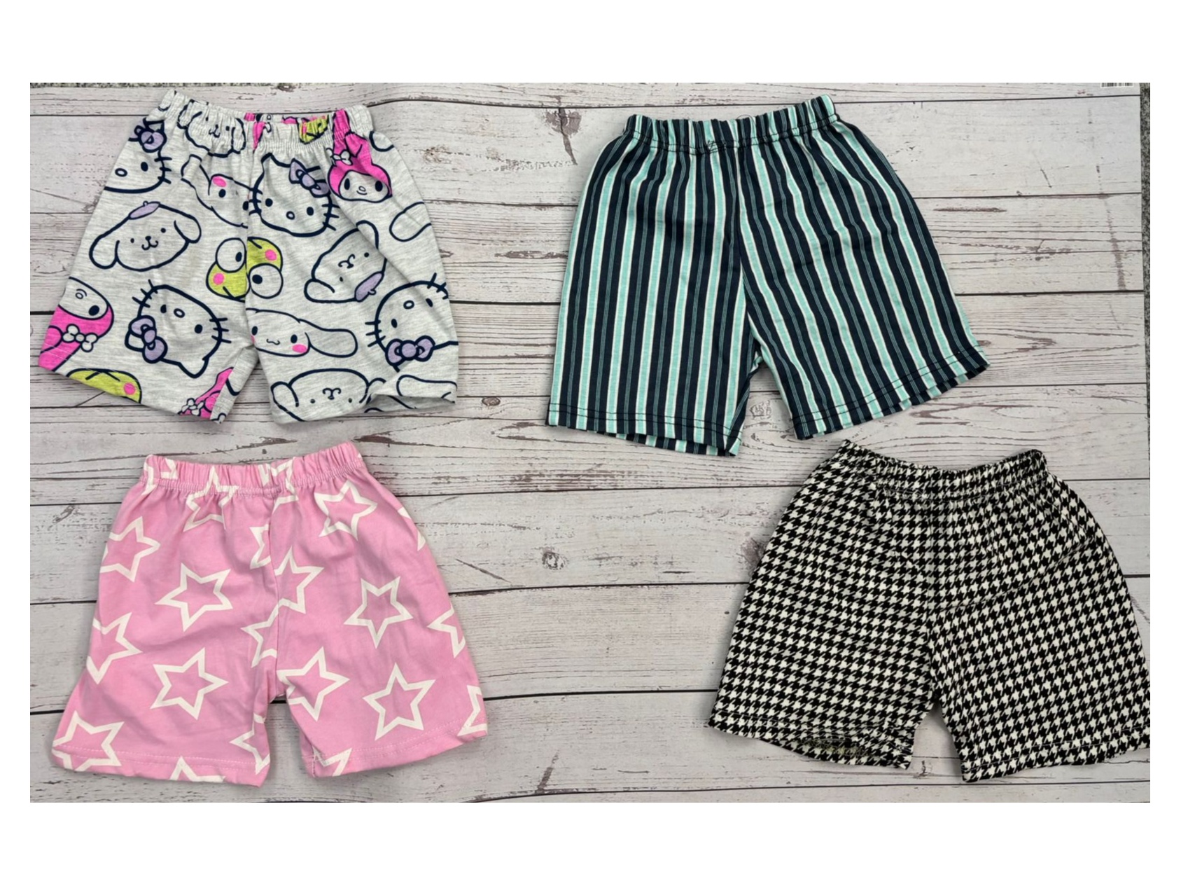 KIDS COTTON SHORTS - DESIGN PRINTED 2