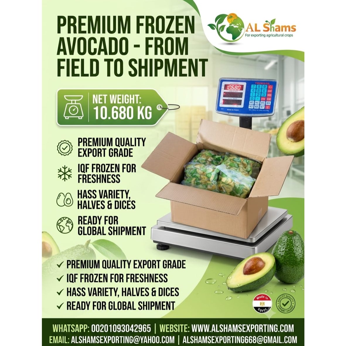 frozen avocado 
