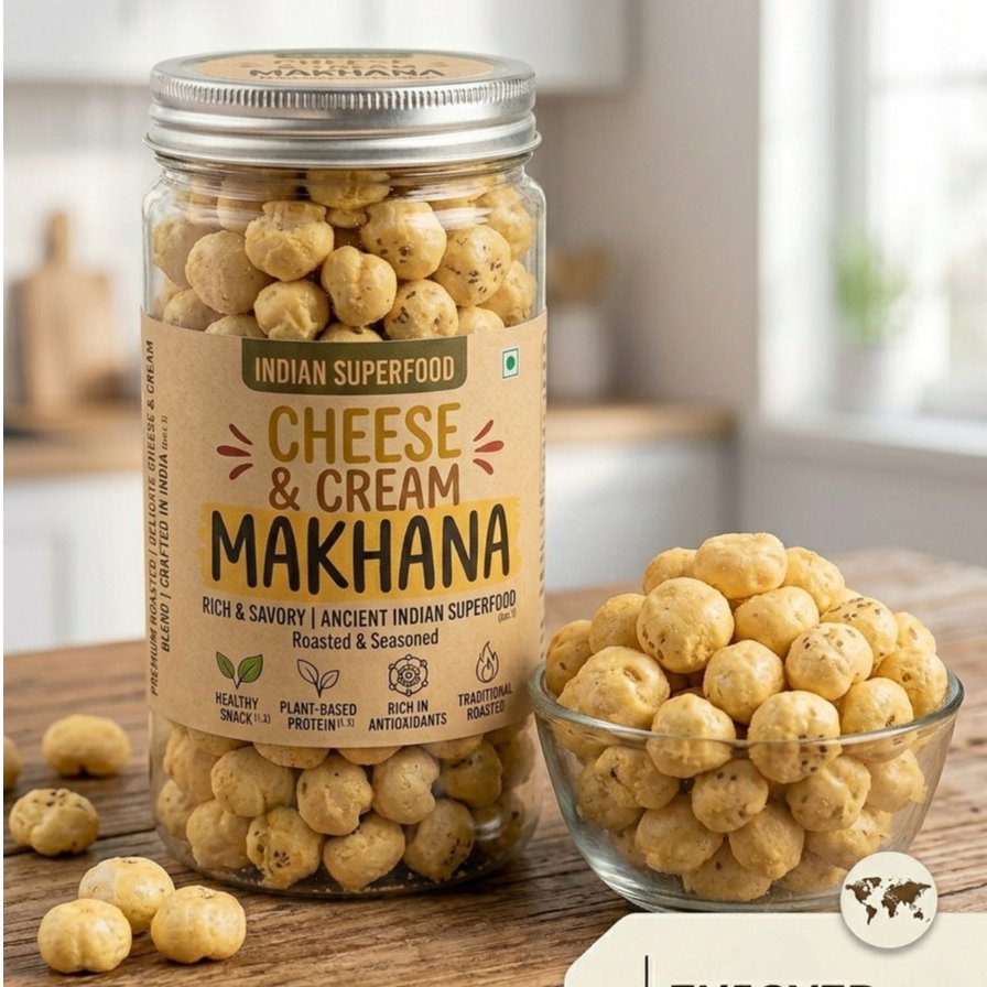 Cheese & Cream Flavored Makhana 1