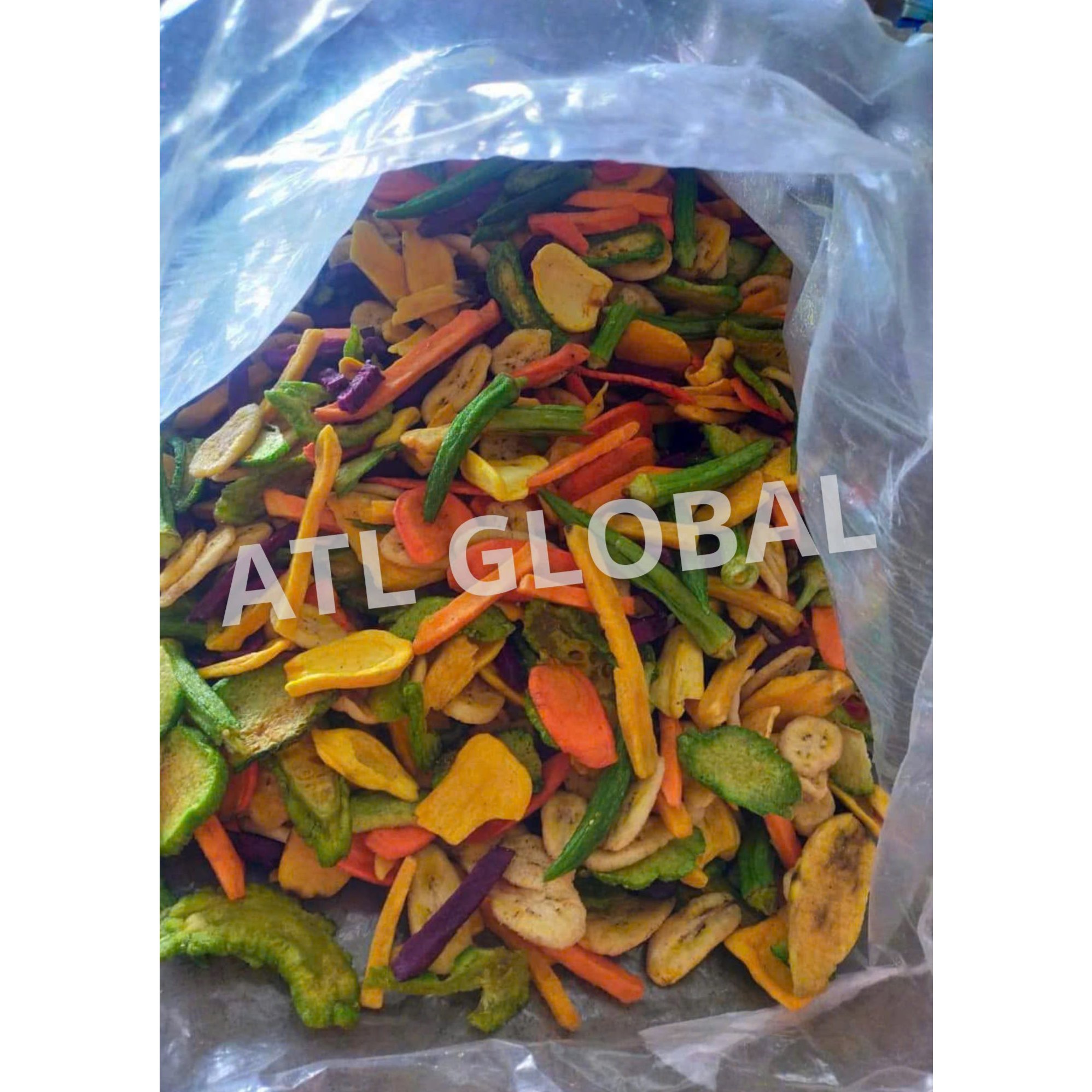 CRISPY MIX FRUITS AND VEGETABLES