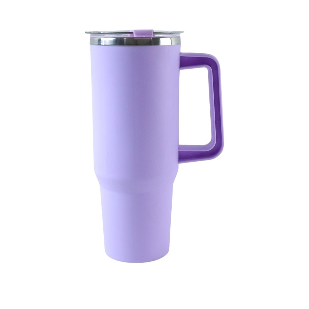 Large Capacity Insulated Tumbler Mug 1 With Handle And Straw 1200 ML Approx 3