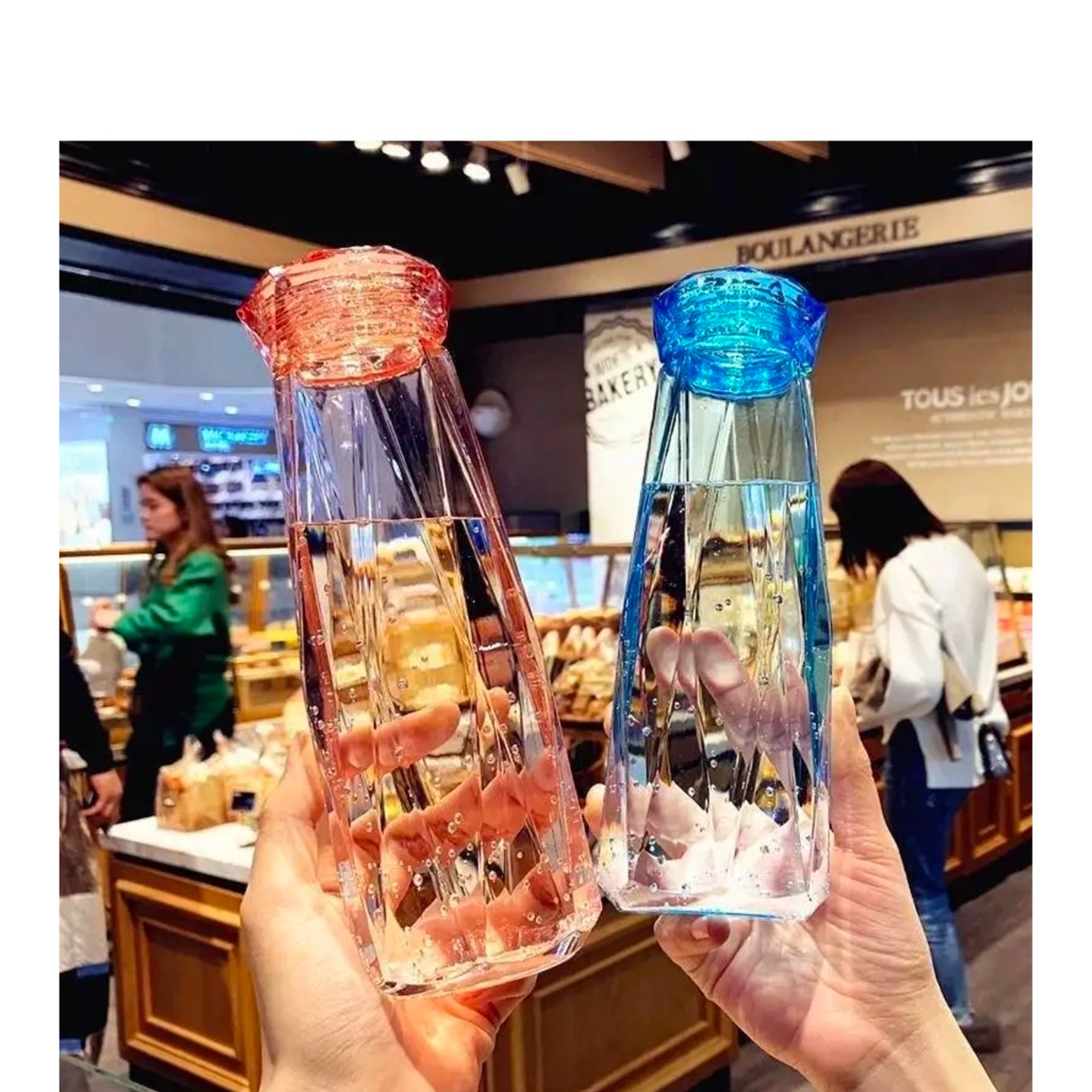 Glass Fridge Water Bottle Plastic Cap For Home & Kitchen Use 1