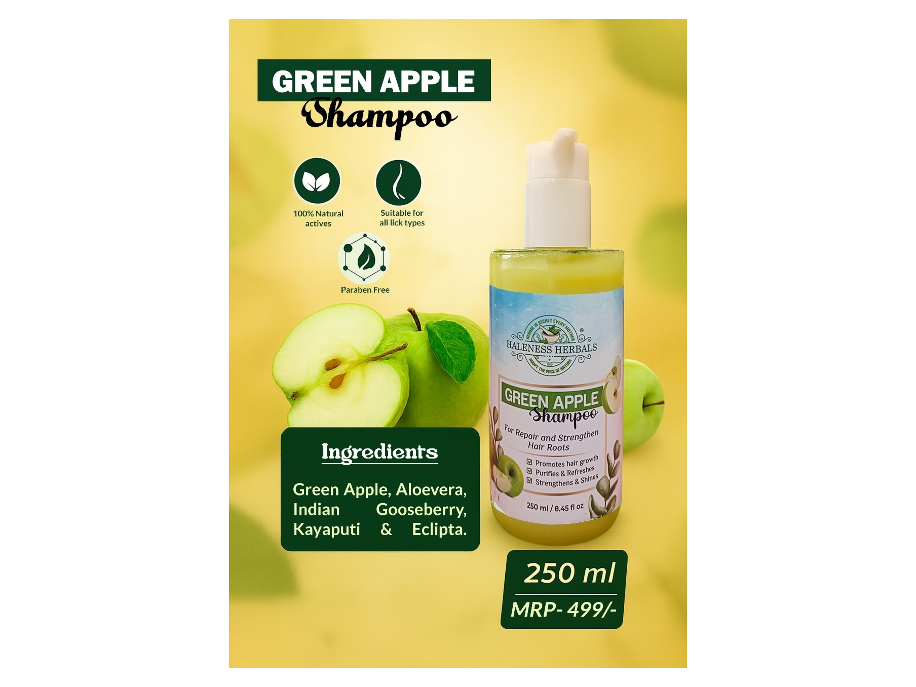 GREEN APPLE SHAMPOO 1
