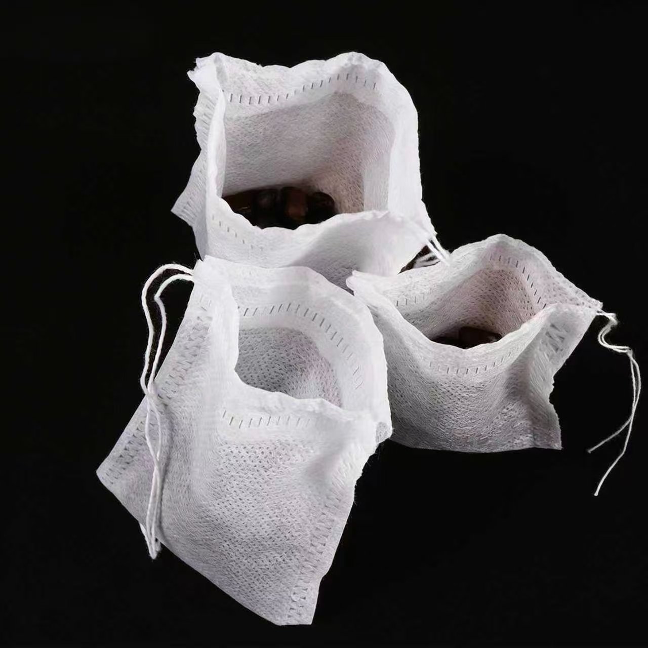 Non-Woven Drawstring Tea Bag Pouch 2