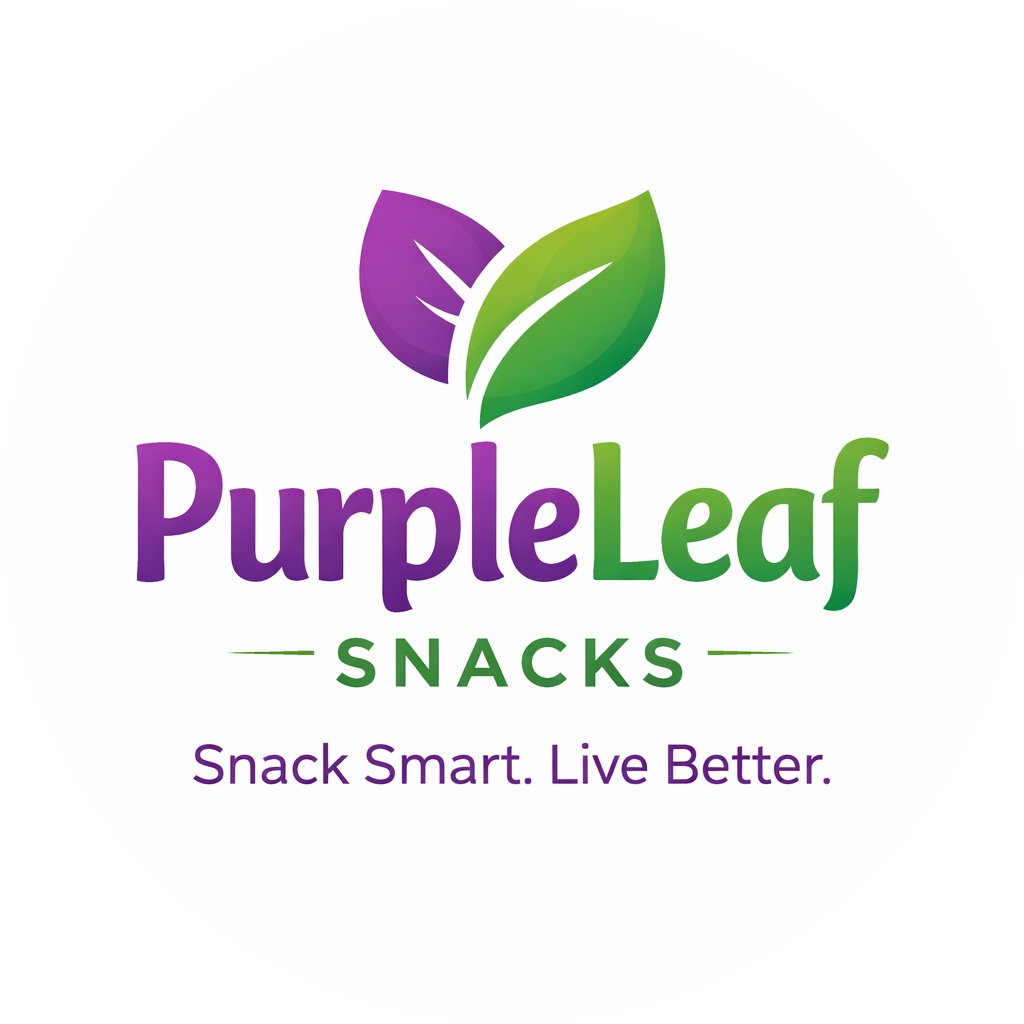 Purple leaf snack