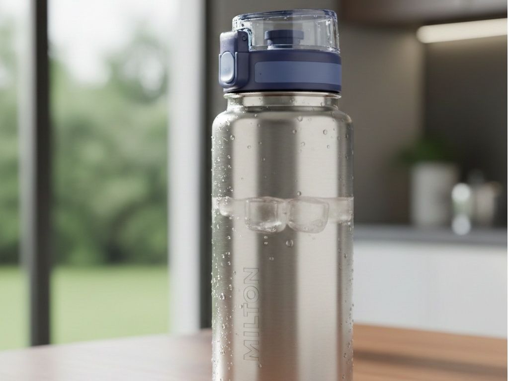 Stainless Steel Water Bottle with Flip Cap