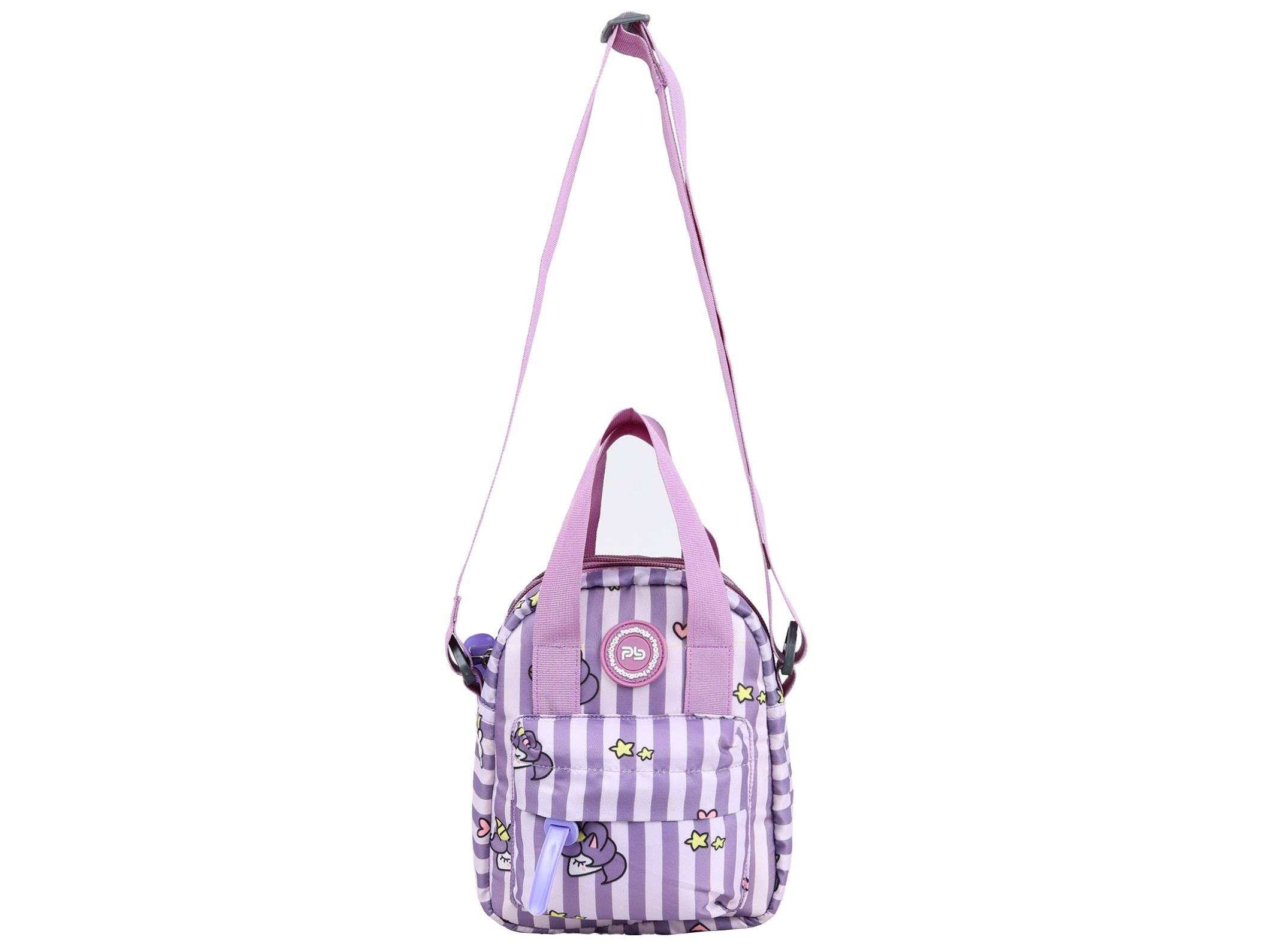 PB Pearlbags Soft Crossbody Shoulder Or Hand Bag or Sling bag Water Resistant Anti Fall Stationery Storage Bag Handbag Clutch Bag Sweet Birthday Gift For 5-10 Years Children Students Girls