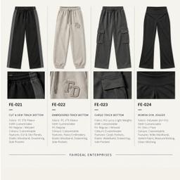 Custom Track Bottoms & Joggers | Private Label Manufacturing - Wholesale Apparel & Accessories
