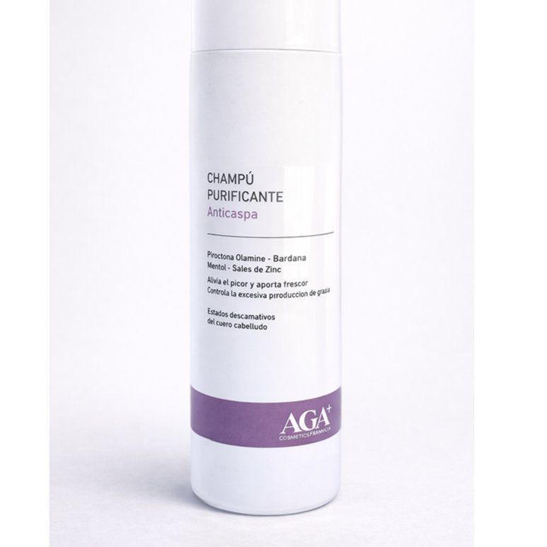 AGA+ CHAMPU ANTICASPA PARA CABELLO GRASO 300 ML 