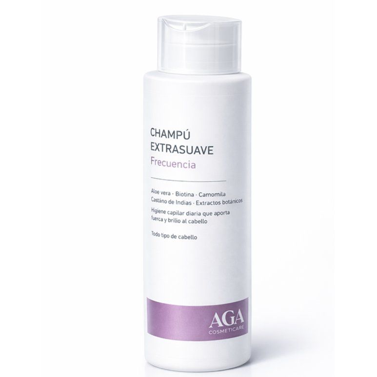 AGA+ CHAMPU SUAVE PARA USO FRECUENTE Y CABELLO SENSIBLE 500 ML