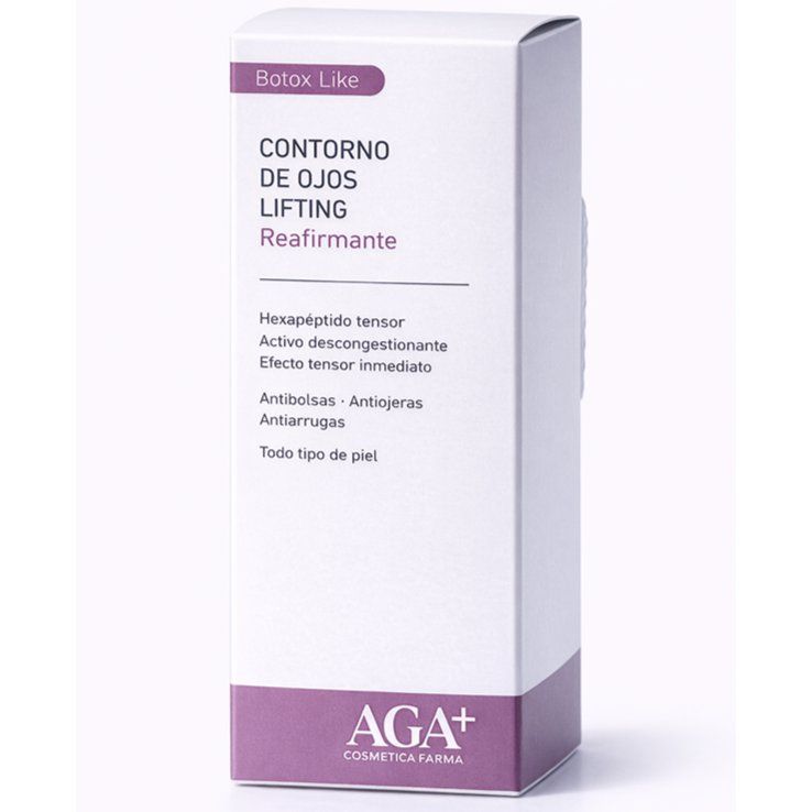 AGA+ CONTORNO DE OJOS REAFIRMANTE LIFTING ANTI-BOLSAS Y OJERAS 15 ML